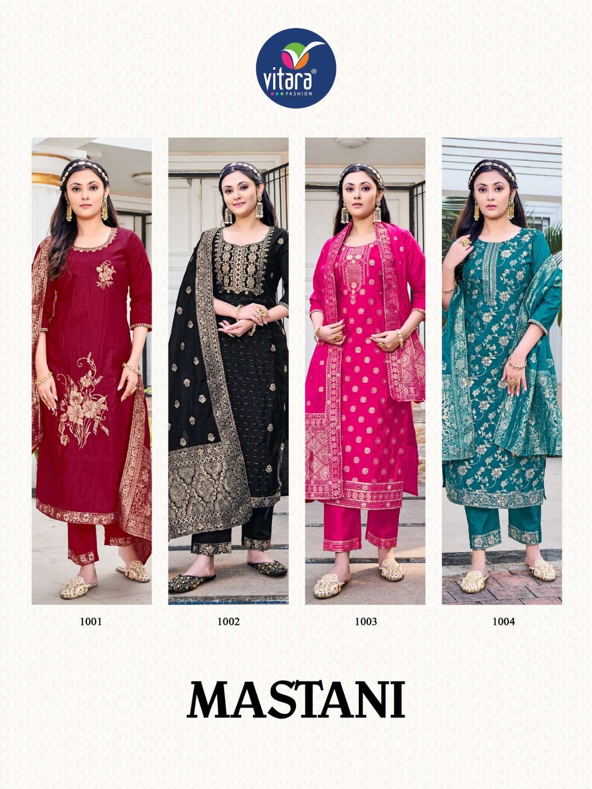 Vitara Mastani Pure Dola Viscose Fancy Kurti With Bottom Dupatta On Wholesale