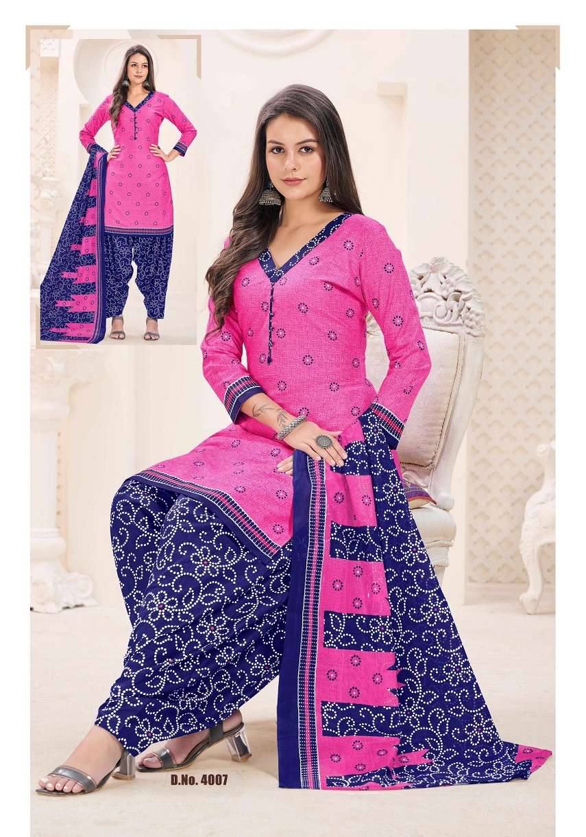 Vvt Baali Vol 4 Indo Cotton Printed Top Bottom With Dupatta Dress Materials On Wholesale