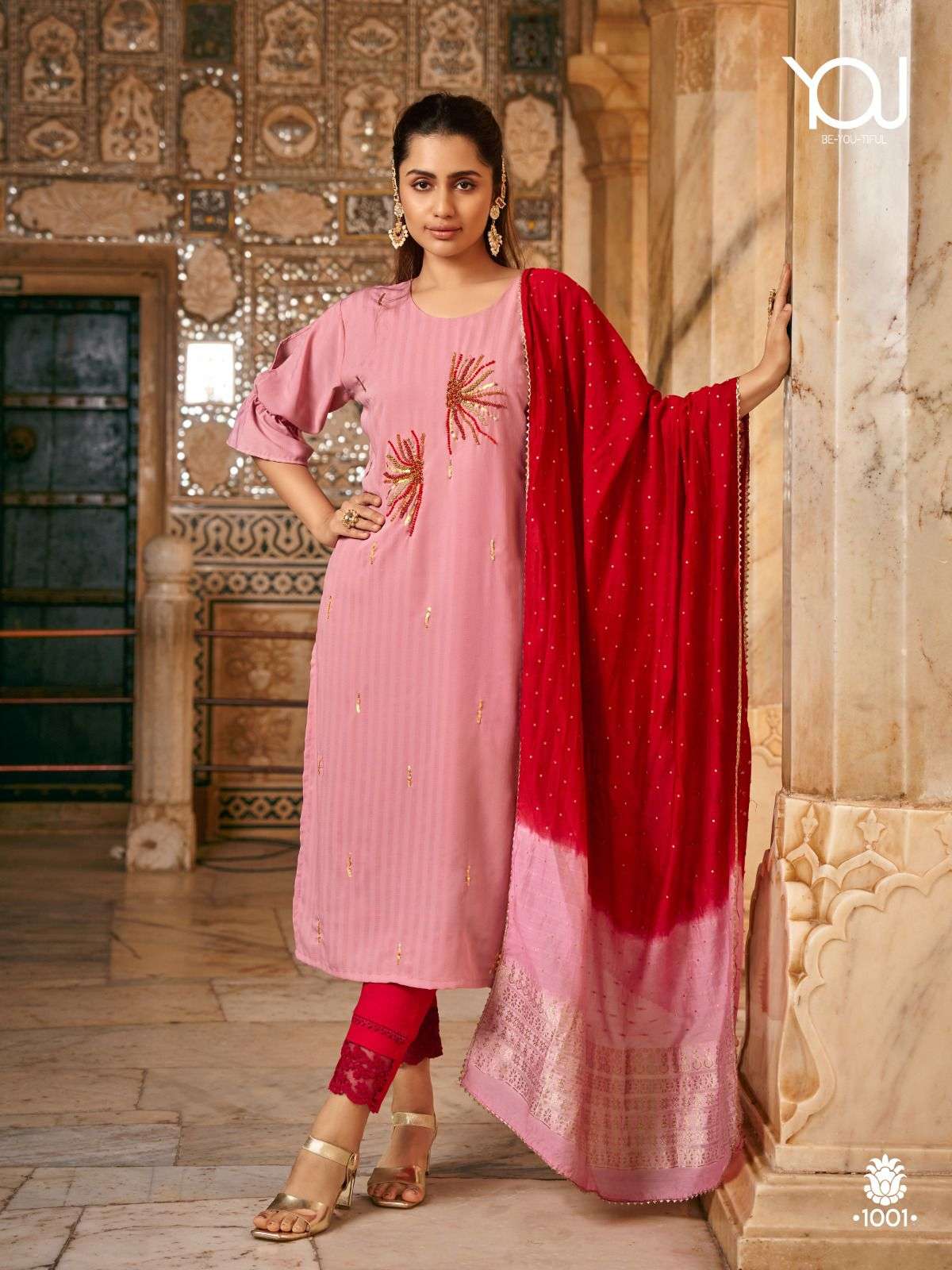 Wanna Mausami Vol 2 Rayon Viscose Kurti Pant With Dupatta On Wholesale