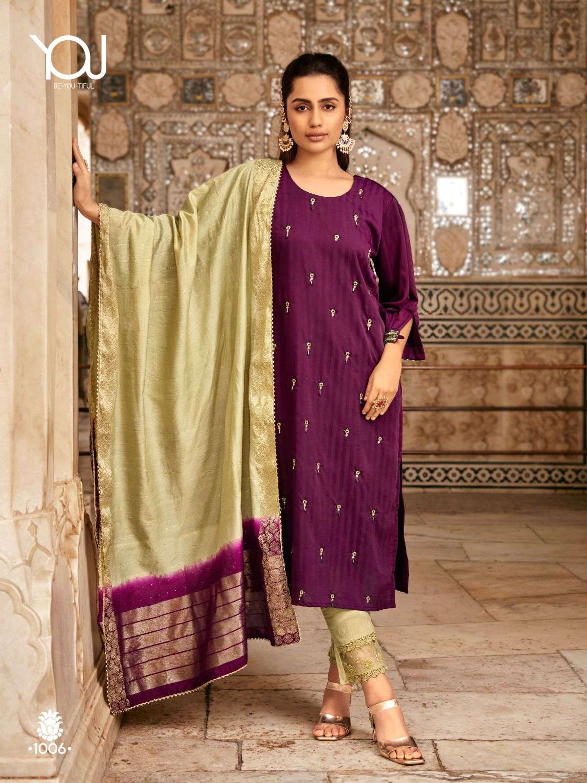 Wanna Mausami Vol 2 Rayon Viscose Kurti Pant With Dupatta On Wholesale