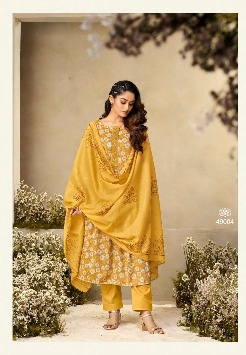 Zara Blossom 12  Blossom Cotton Print On Fancy Embroidery On Wholesale