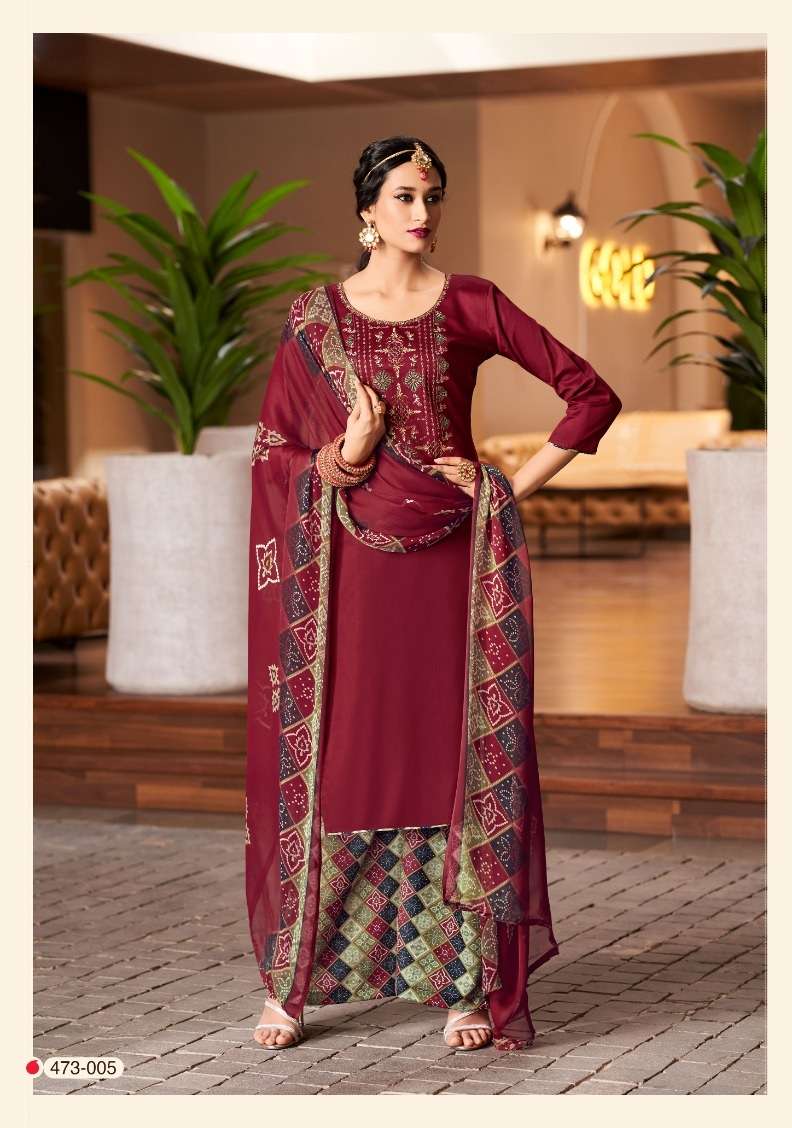 Alok Zulfat Designer Suit Mohak Pure Heavy Jam Cotton With Heavy Embroidery Work On Wholesale