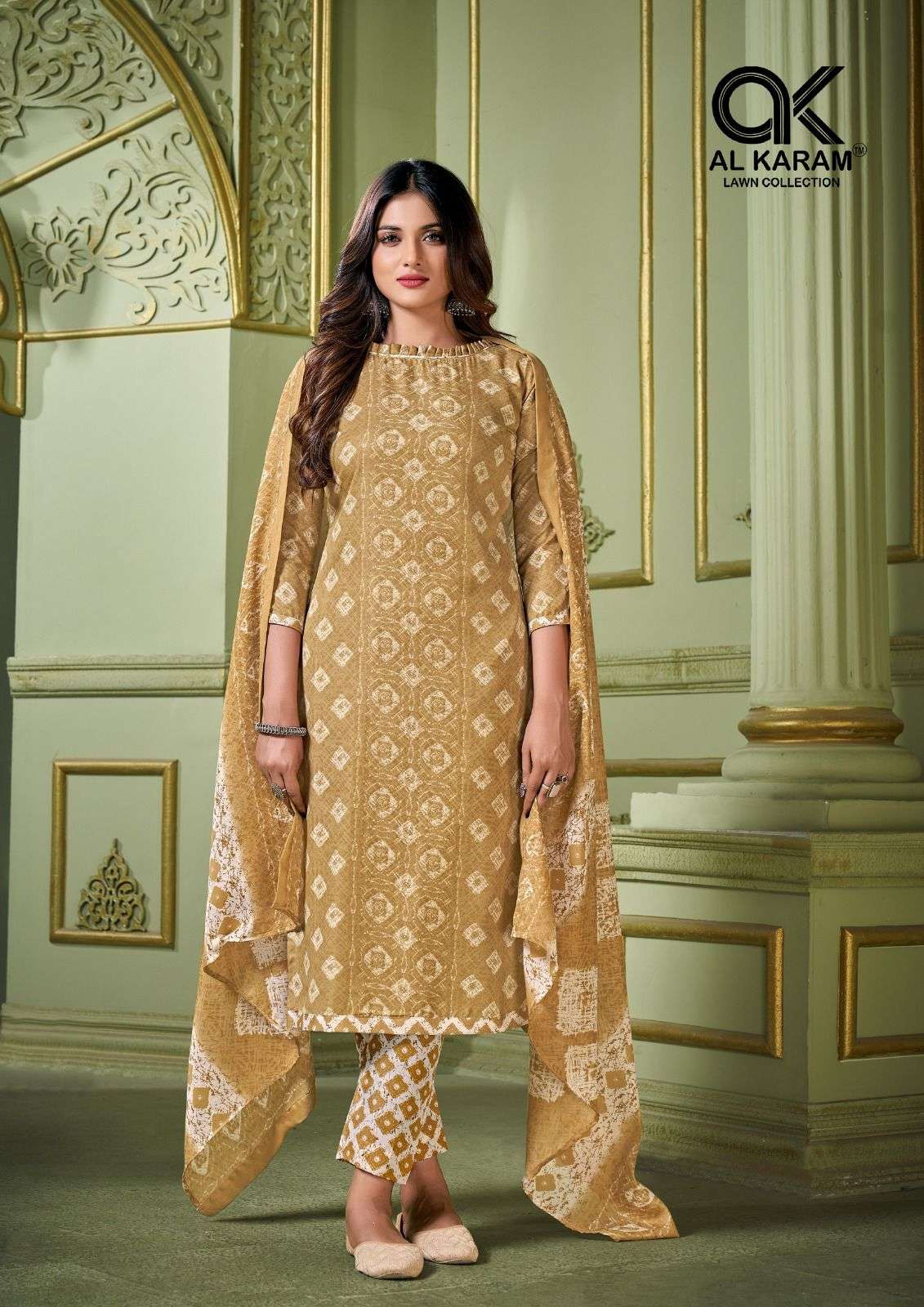  Al Karam Charizma Signature Prints Dress Material On Wholesale 