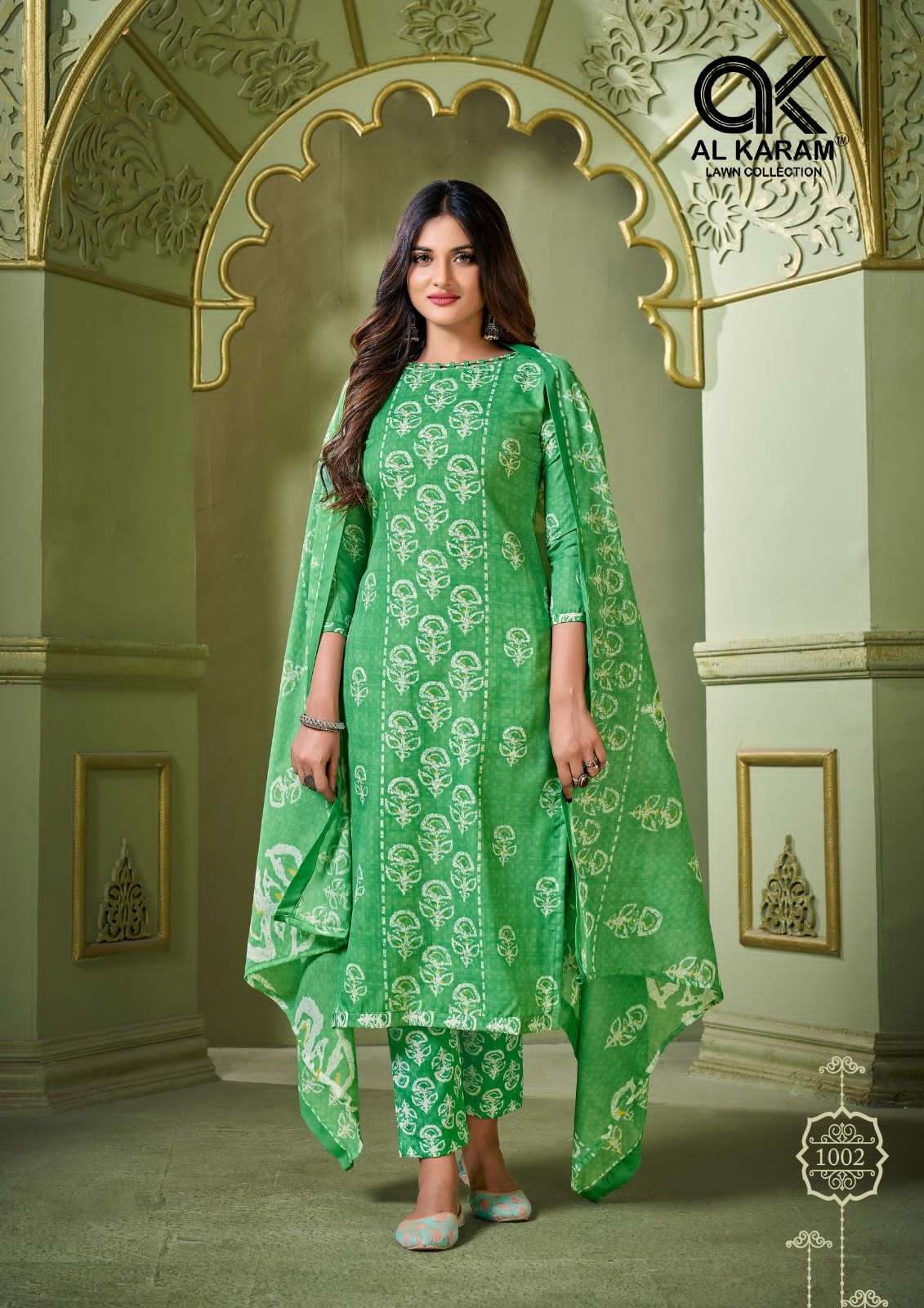  Al Karam Charizma Signature Prints Dress Material On Wholesale 