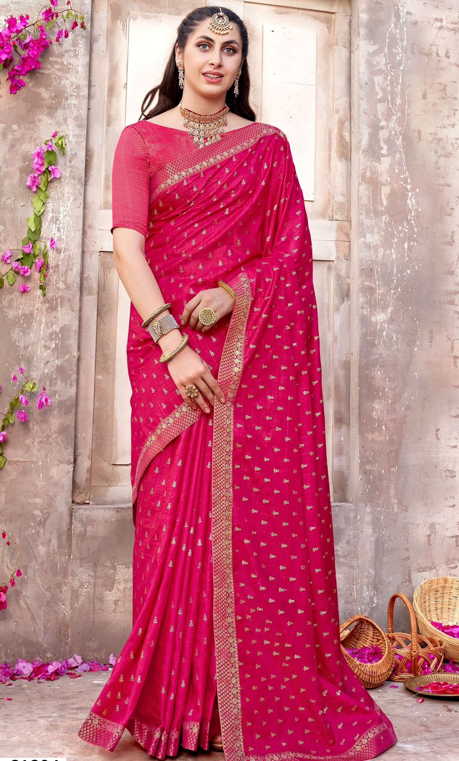  Mahotsav Juhi Vol 2 Designer Vichitra Silk Saree On Wholesale