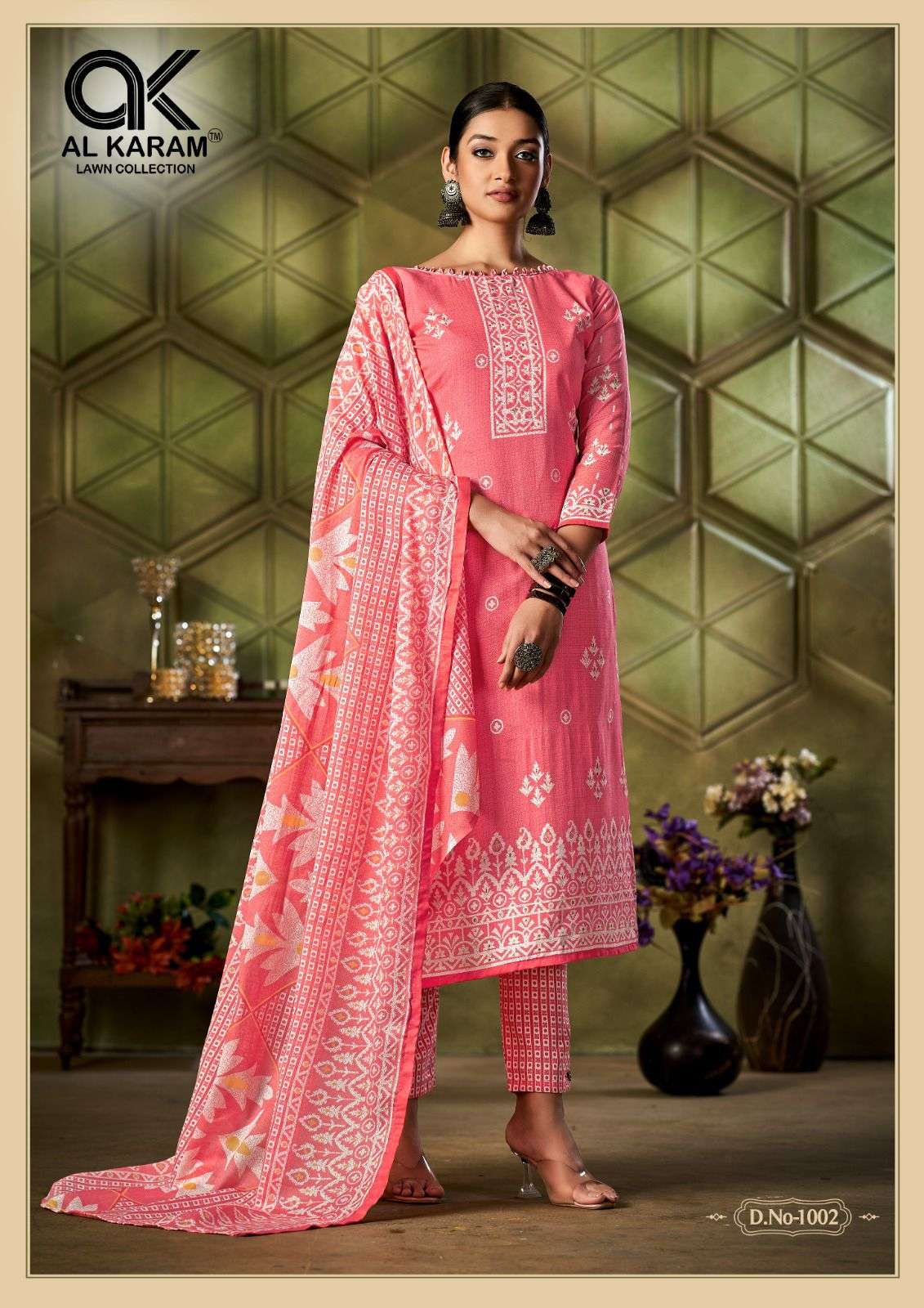 Al Karam Johra Premium Collection Vol 1 Top Bottom With Dupatta On Wholesale