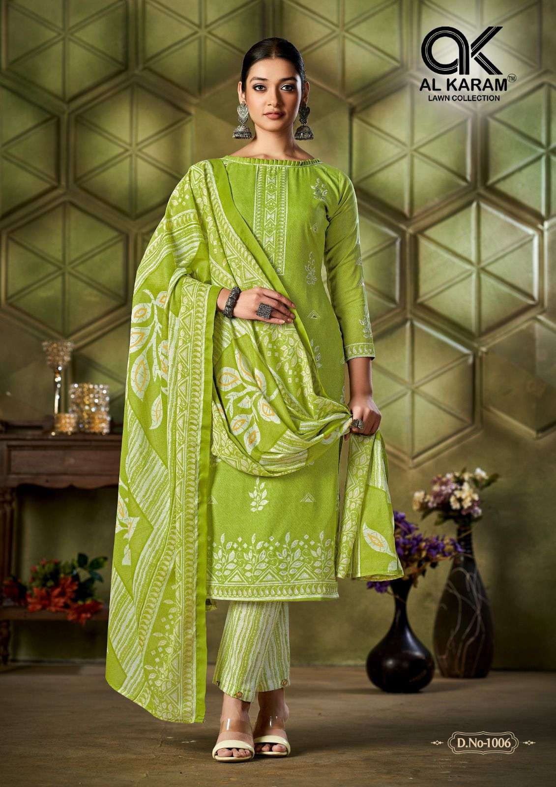 Al Karam Johra Premium Collection Vol 1 Top Bottom With Dupatta On Wholesale