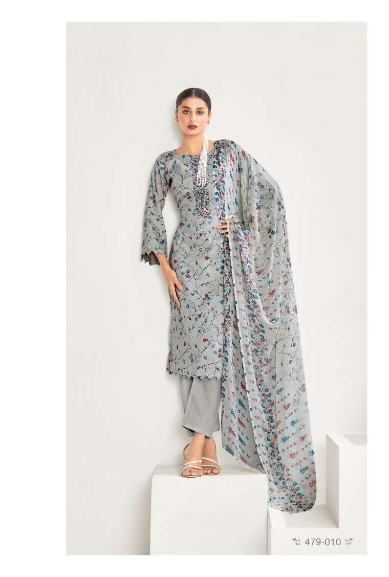 Alok Khwaish Present Zulfat Designer Suits Pure Jam Cotton Print With Embroidery Work On Wholesale