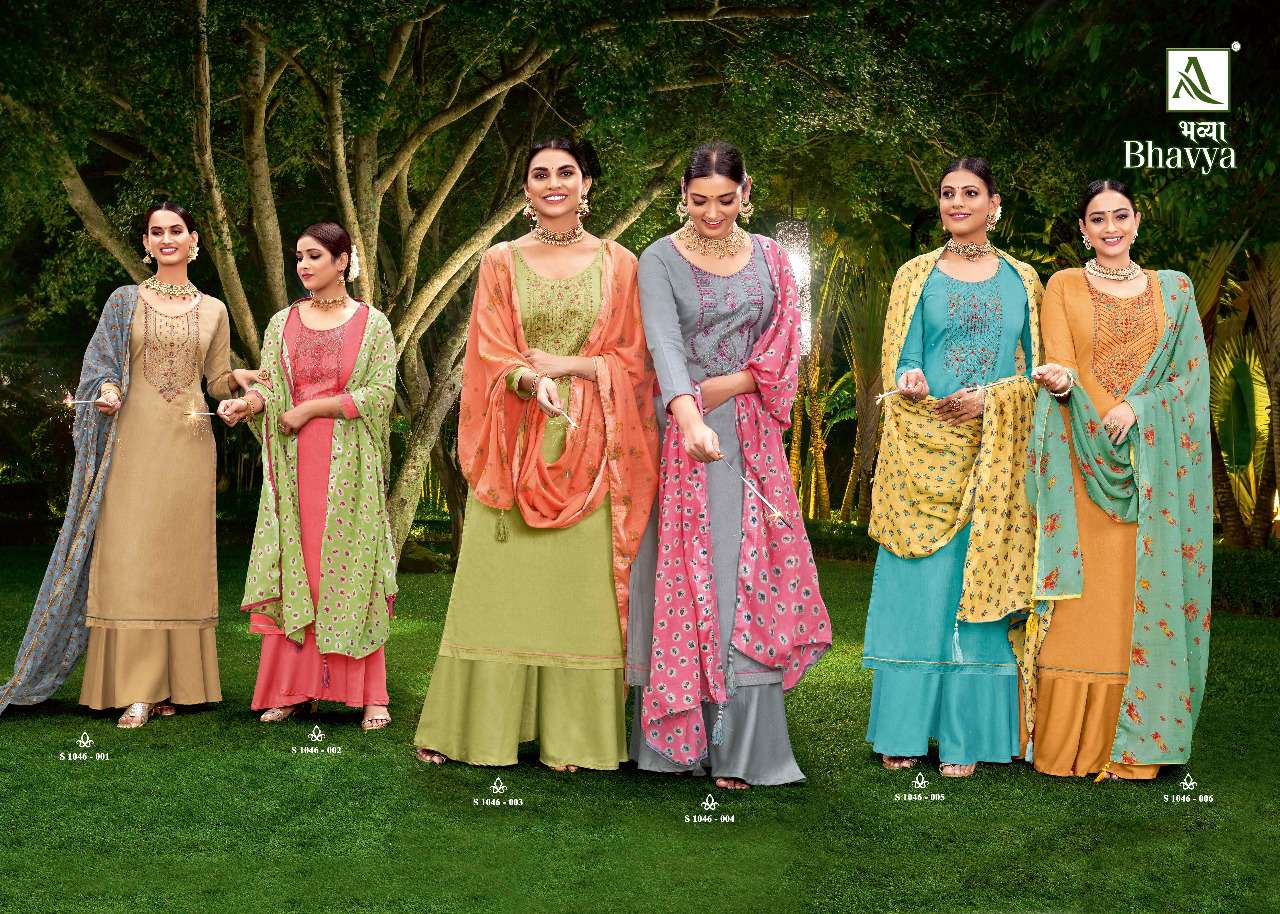 Alok Suit  Bhavya New Designer Suits On Wholesale
