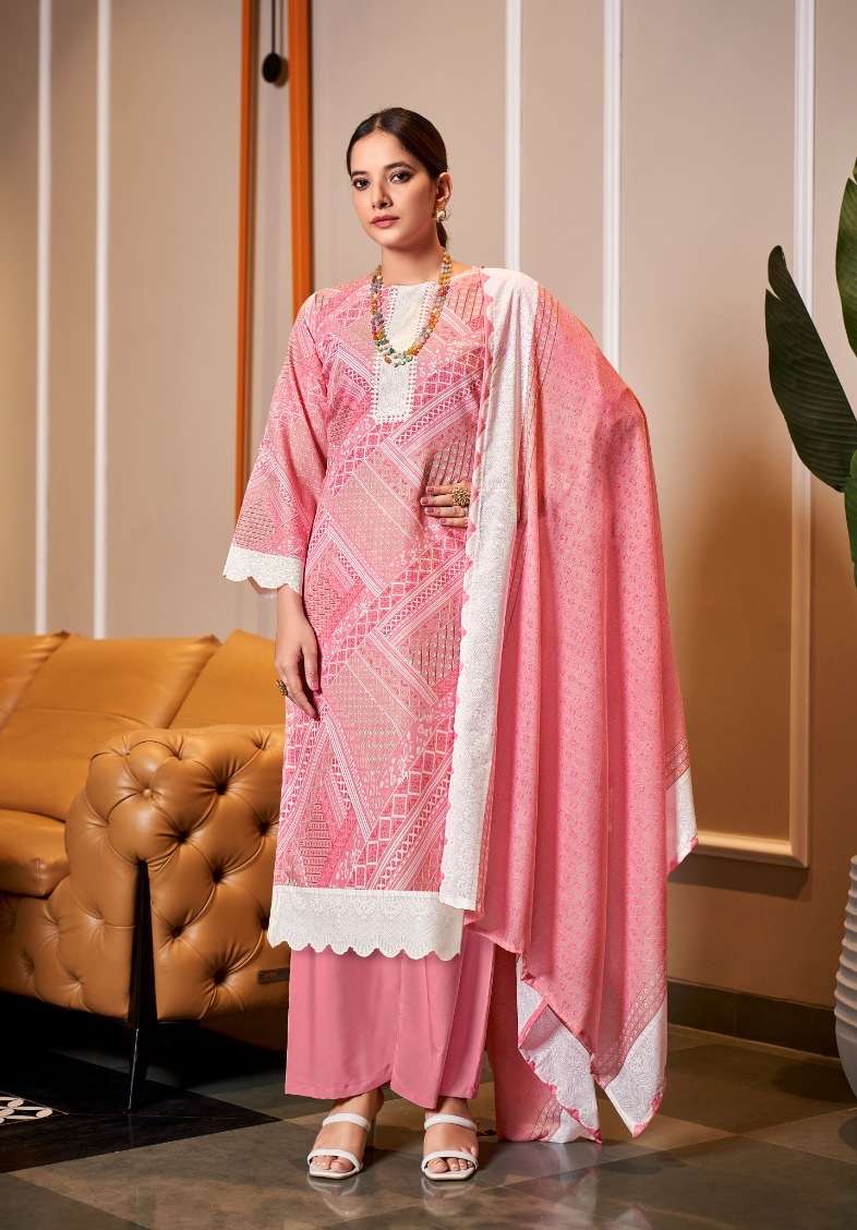 Alok Zulfat Present Afsana Pure Cotton Exclusive Designer Print Top Bottom With Dupatta On Wholesale