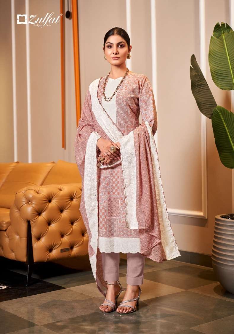 Alok Zulfat Present Afsana Pure Cotton Exclusive Designer Print Top Bottom With Dupatta On Wholesale
