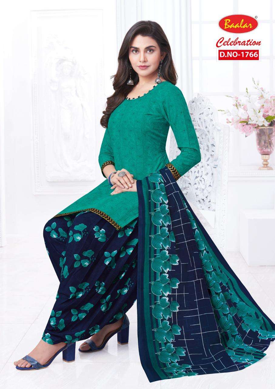 Baalar Celebration Vol 17 Pure Cotton Printed Top Bottom With Dupatta On Wholesale