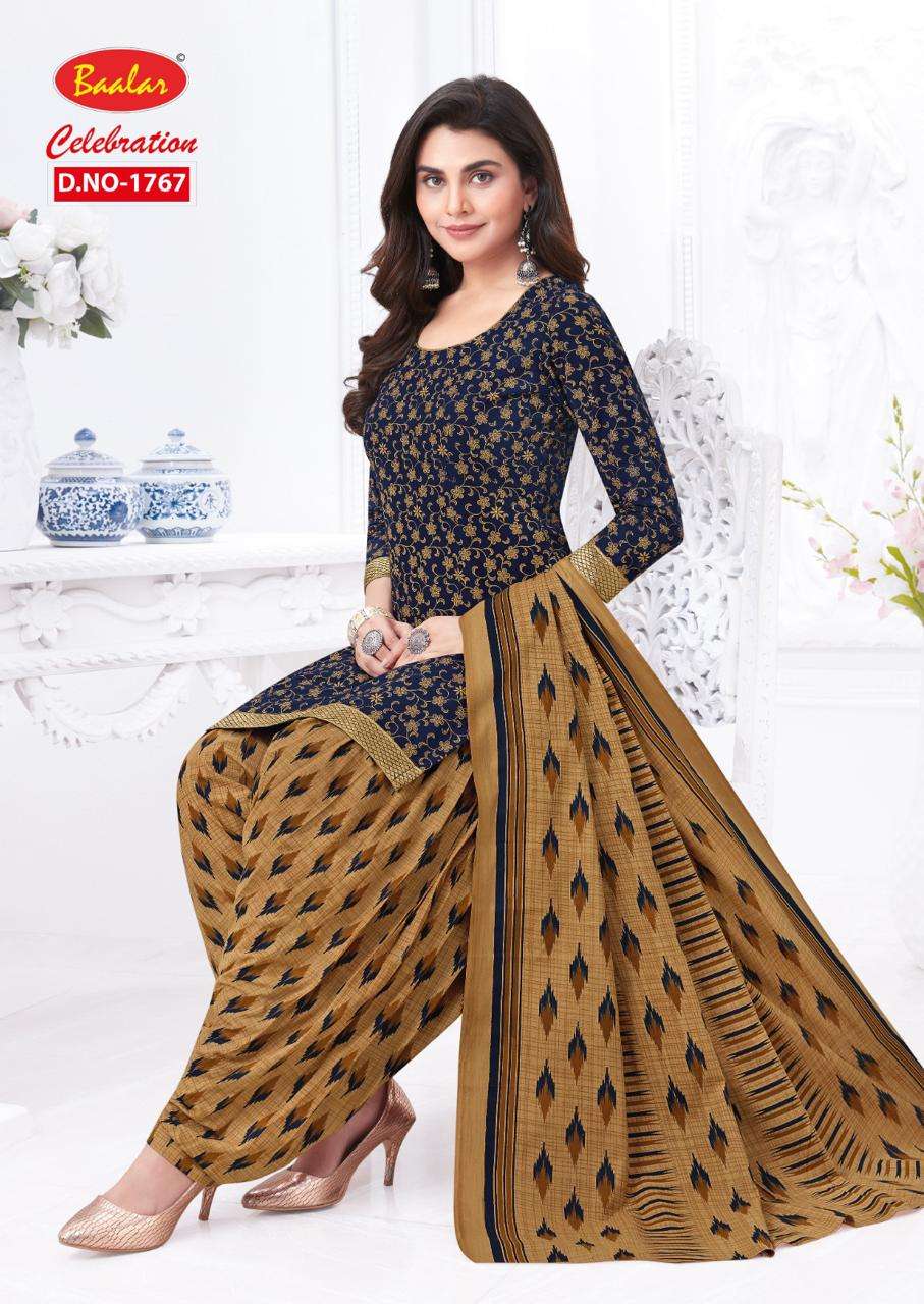 Baalar Celebration Vol 17 Pure Cotton Printed Top Bottom With Dupatta On Wholesale