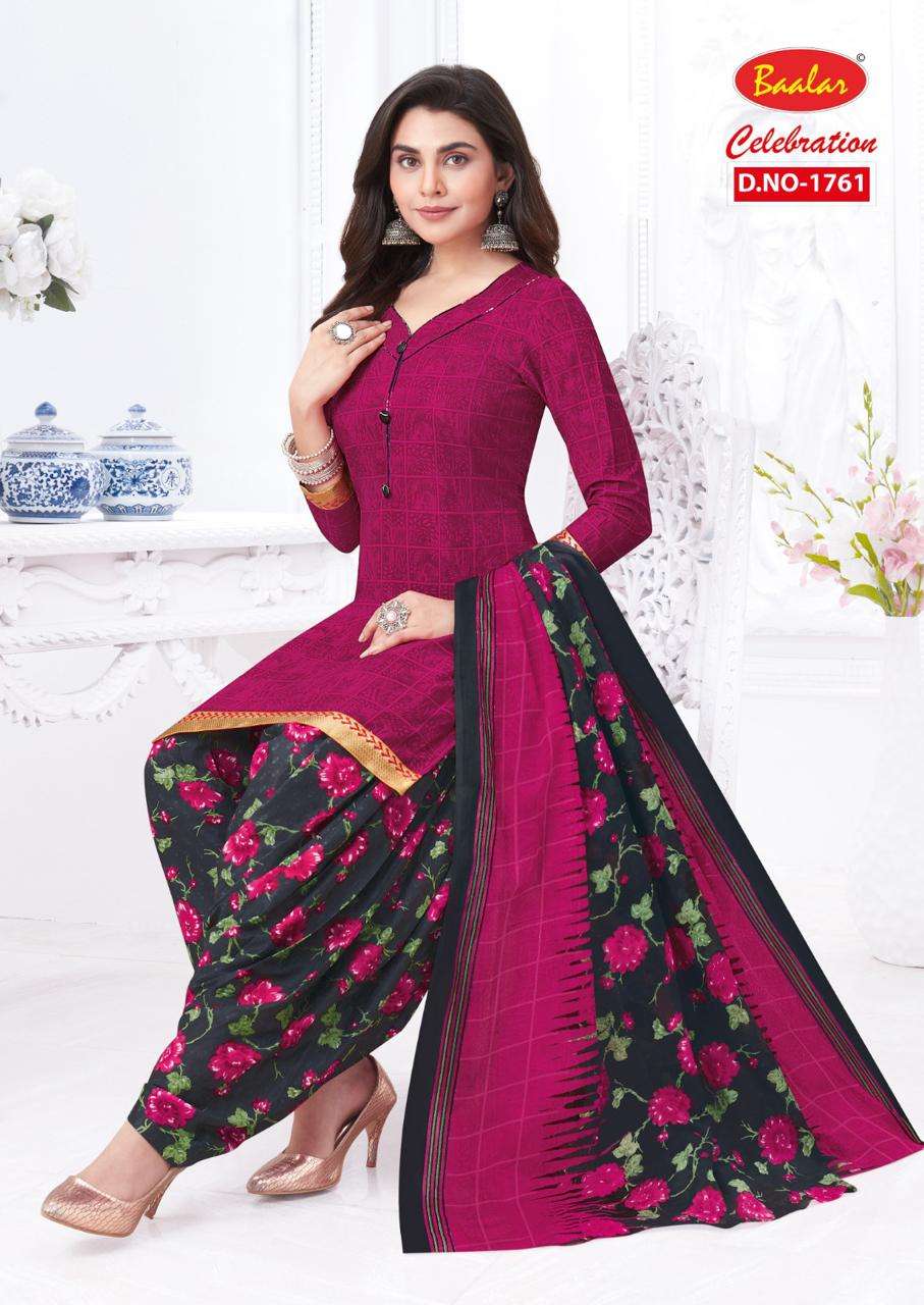 Baalar Celebration Vol 17 Pure Cotton Printed Top Bottom With Dupatta On Wholesale