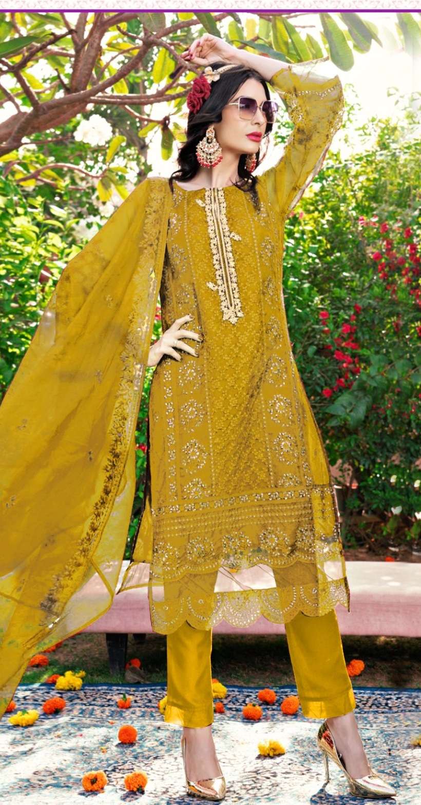 Dinsaa 175 Occasional Pakistani Suit Collection On Wholesale