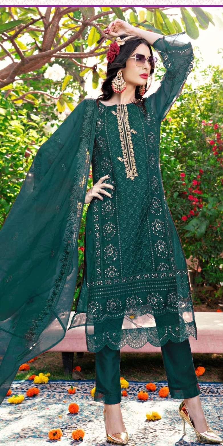 Dinsaa 175 Occasional Pakistani Suit Collection On Wholesale