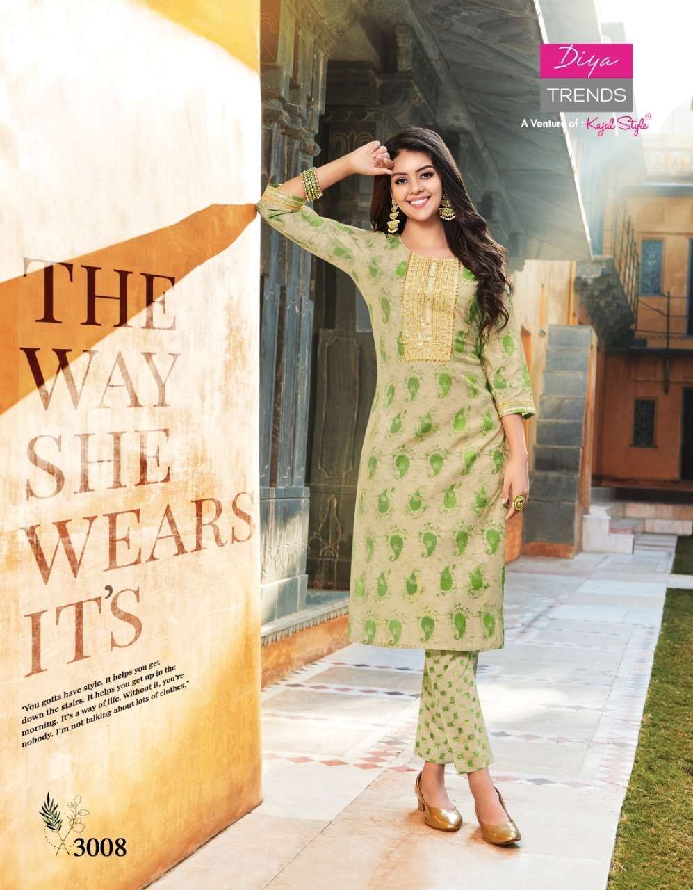 Diya Trends Goldy VOL-3 Kurti With Pant On Wholesale