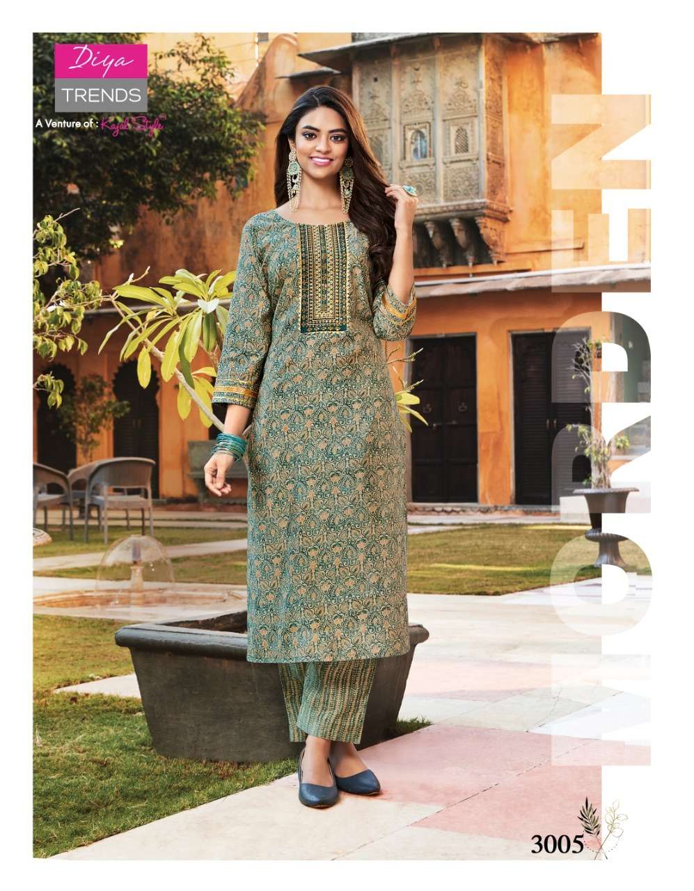 Diya Trends Goldy VOL-3 Kurti With Pant On Wholesale