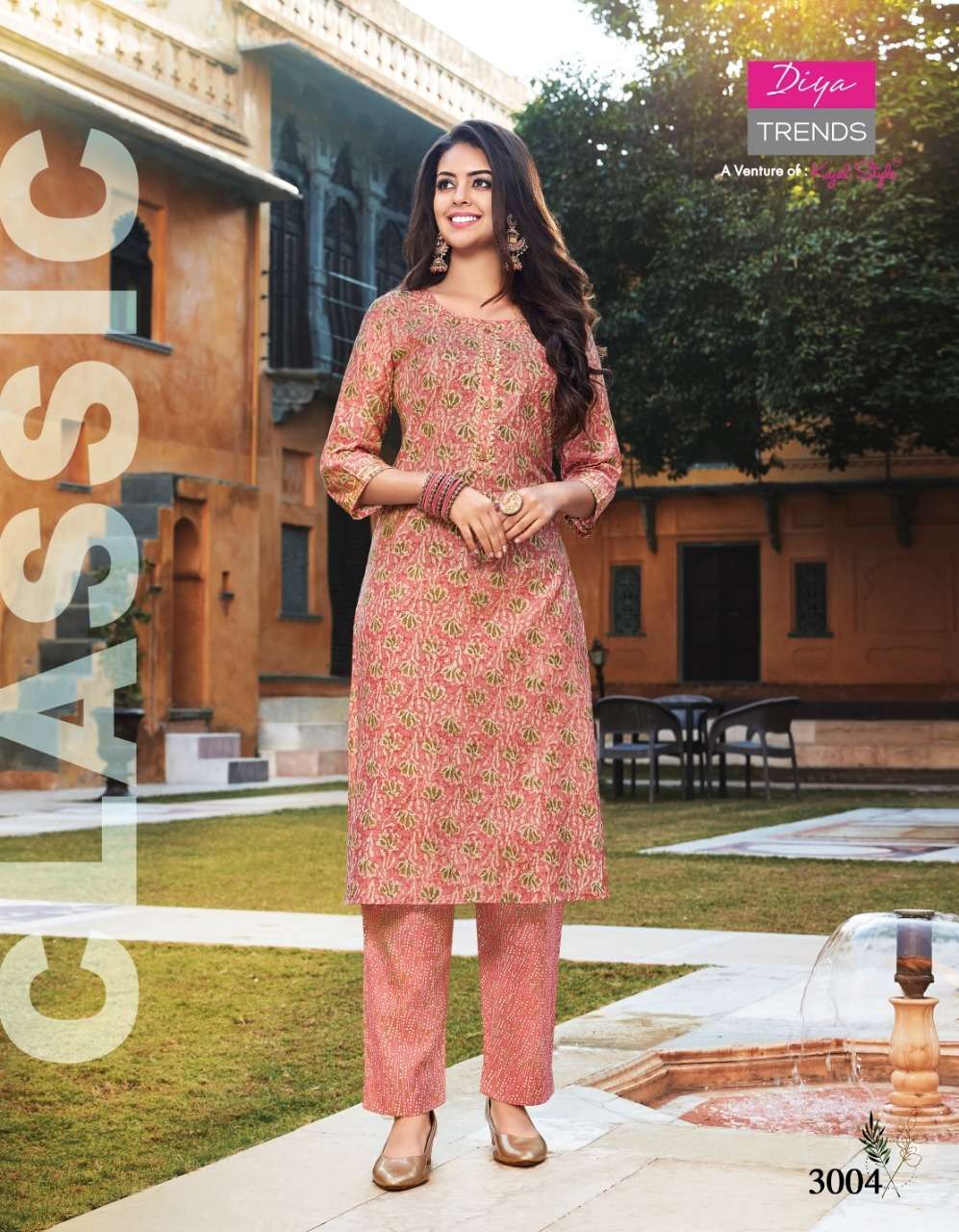 Diya Trends Goldy VOL-3 Kurti With Pant On Wholesale
