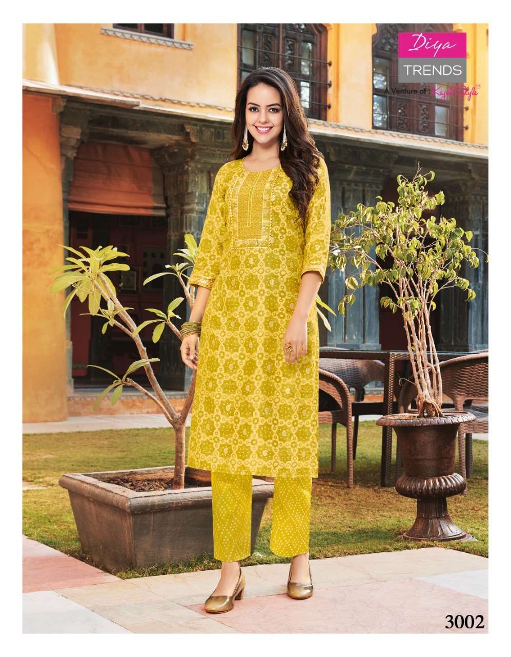 Diya Trends Goldy VOL-3 Kurti With Pant On Wholesale