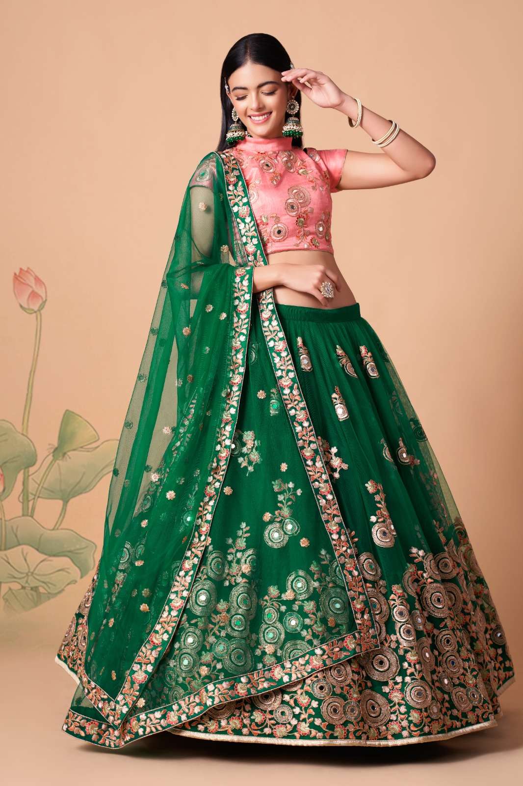 Embroidery Lehenga collection 1 Piecs in wholesale Price