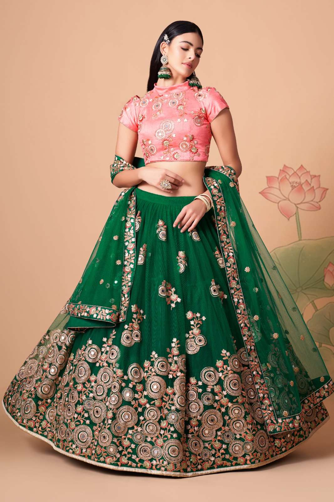 Embroidery Lehenga collection 1 Piecs in wholesale Price