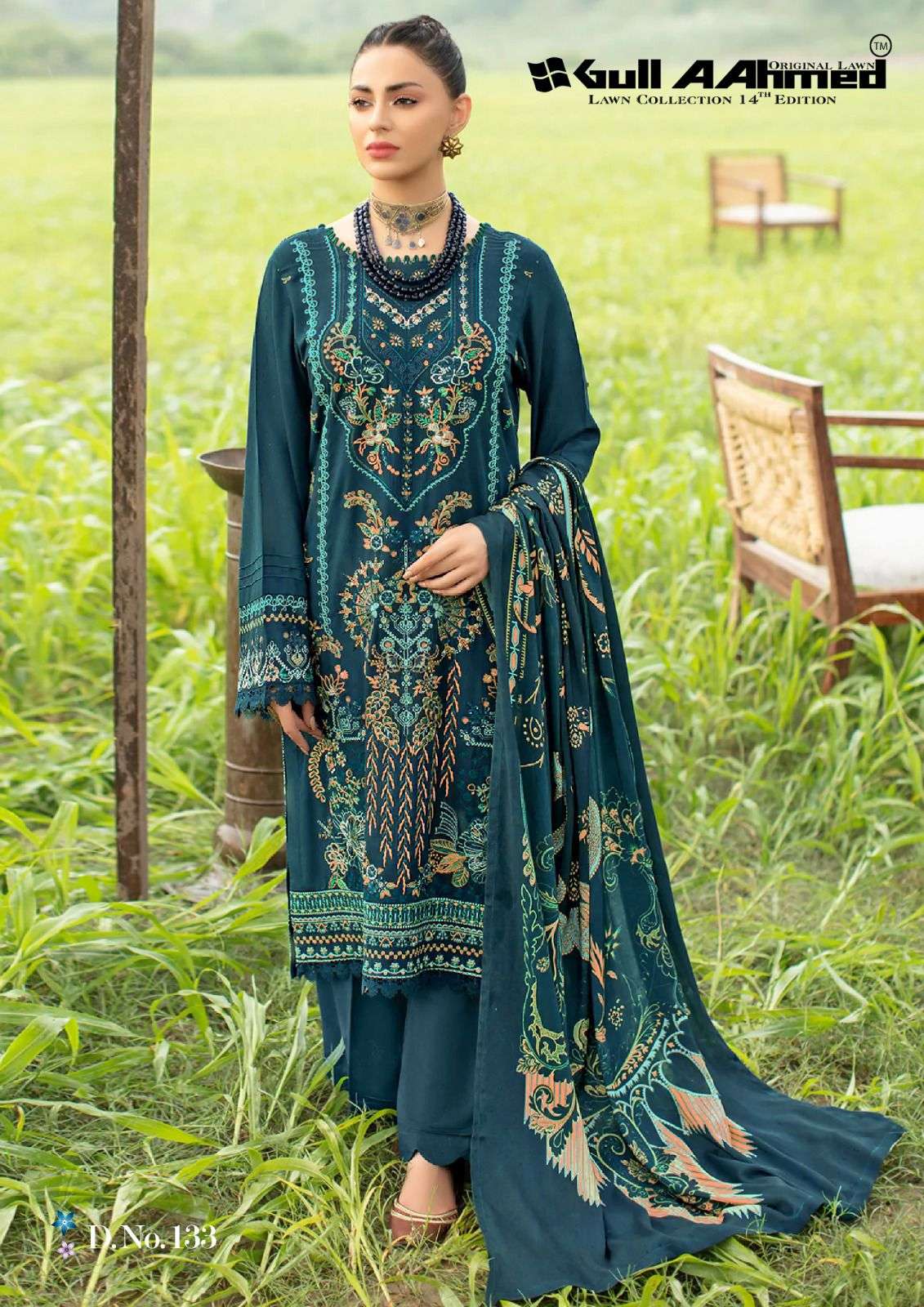 Gul Ahmed Vol-14 Pure Lawn Collection On Wholesale