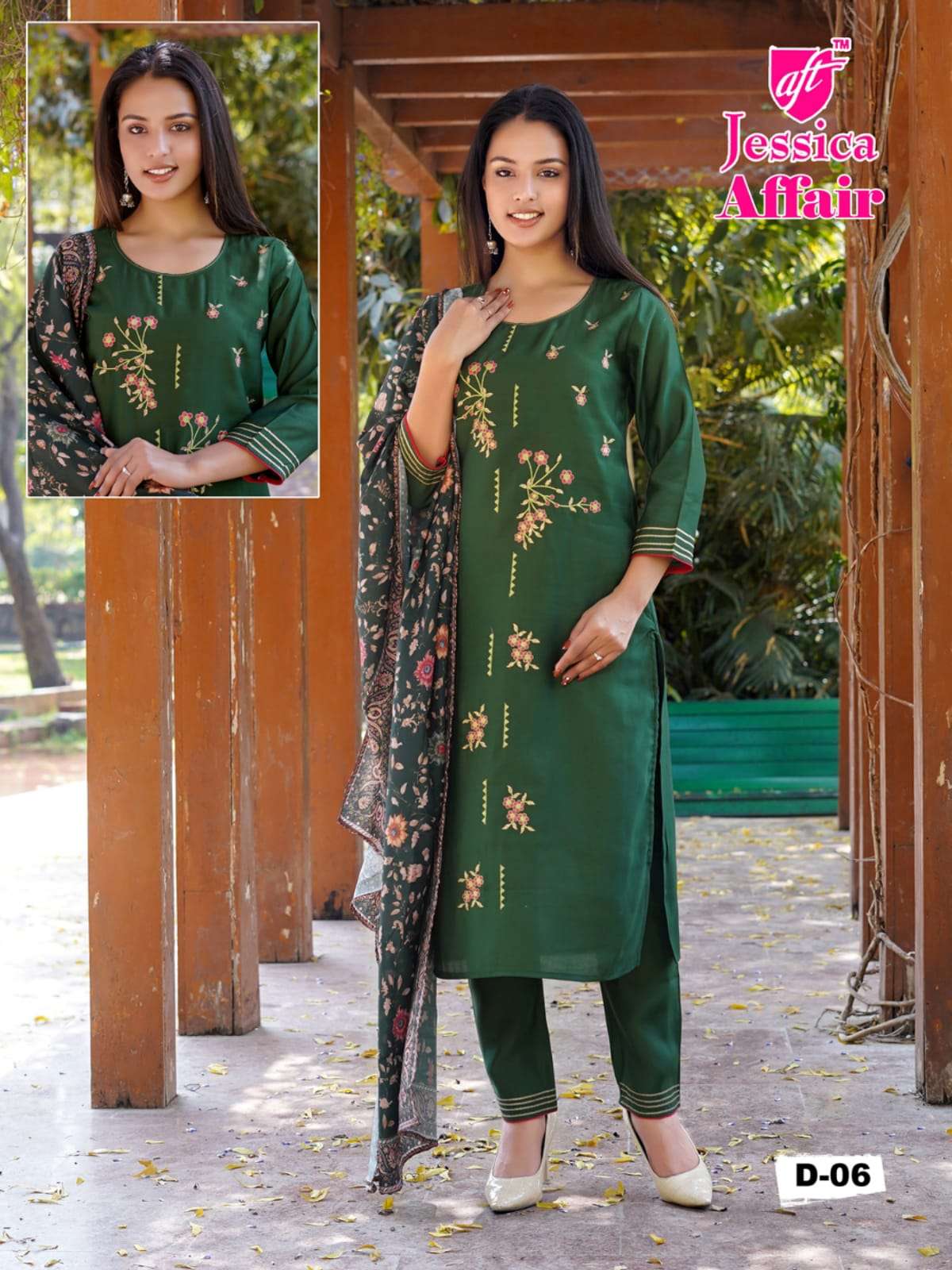 Jessica Affair Vol 1  Kurti With Pent & Digital Dupatta On Wholesale