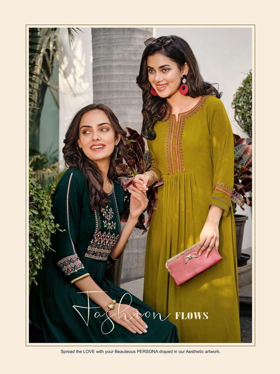 Kadlee Cinderella Rincle Rayon with Half Inner Only Kurti On Wholesale
