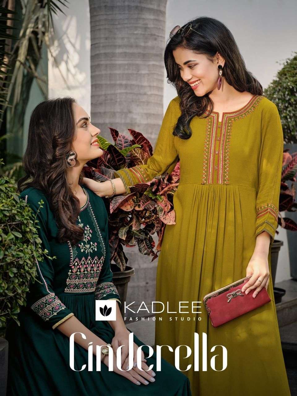 Kadlee Cinderella Rincle Rayon with Half Inner Only Kurti On Wholesale