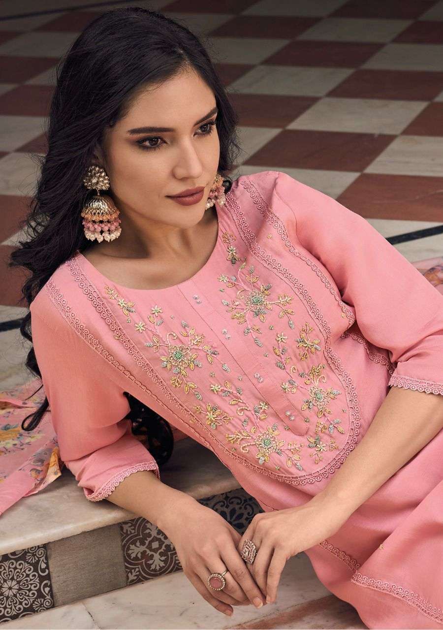 Kalki Fashion Baag Cotton Kurti Pant With Dupatta On Wholesale