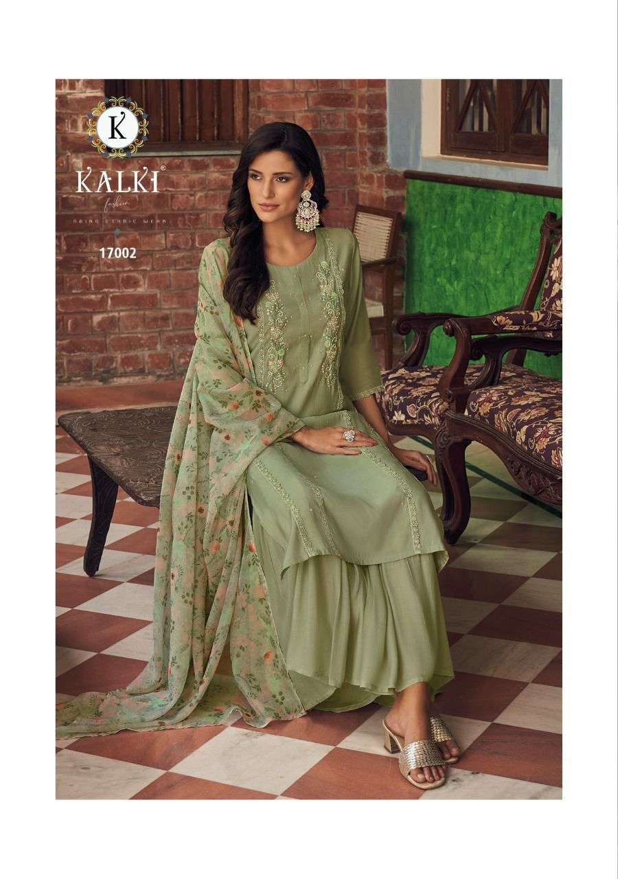Kalki Fashion Baag Cotton Kurti Pant With Dupatta On Wholesale