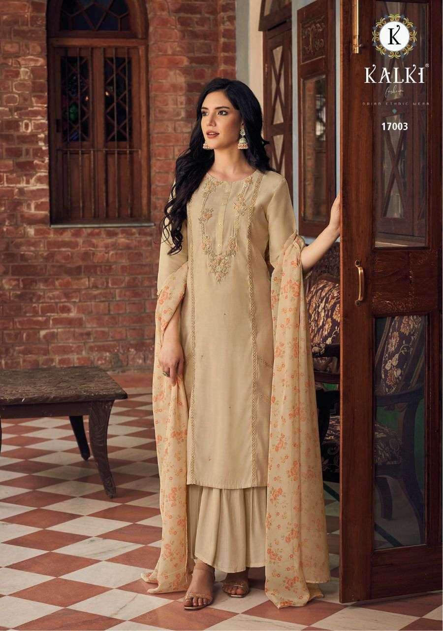 Kalki Fashion Baag Cotton Kurti Pant With Dupatta On Wholesale