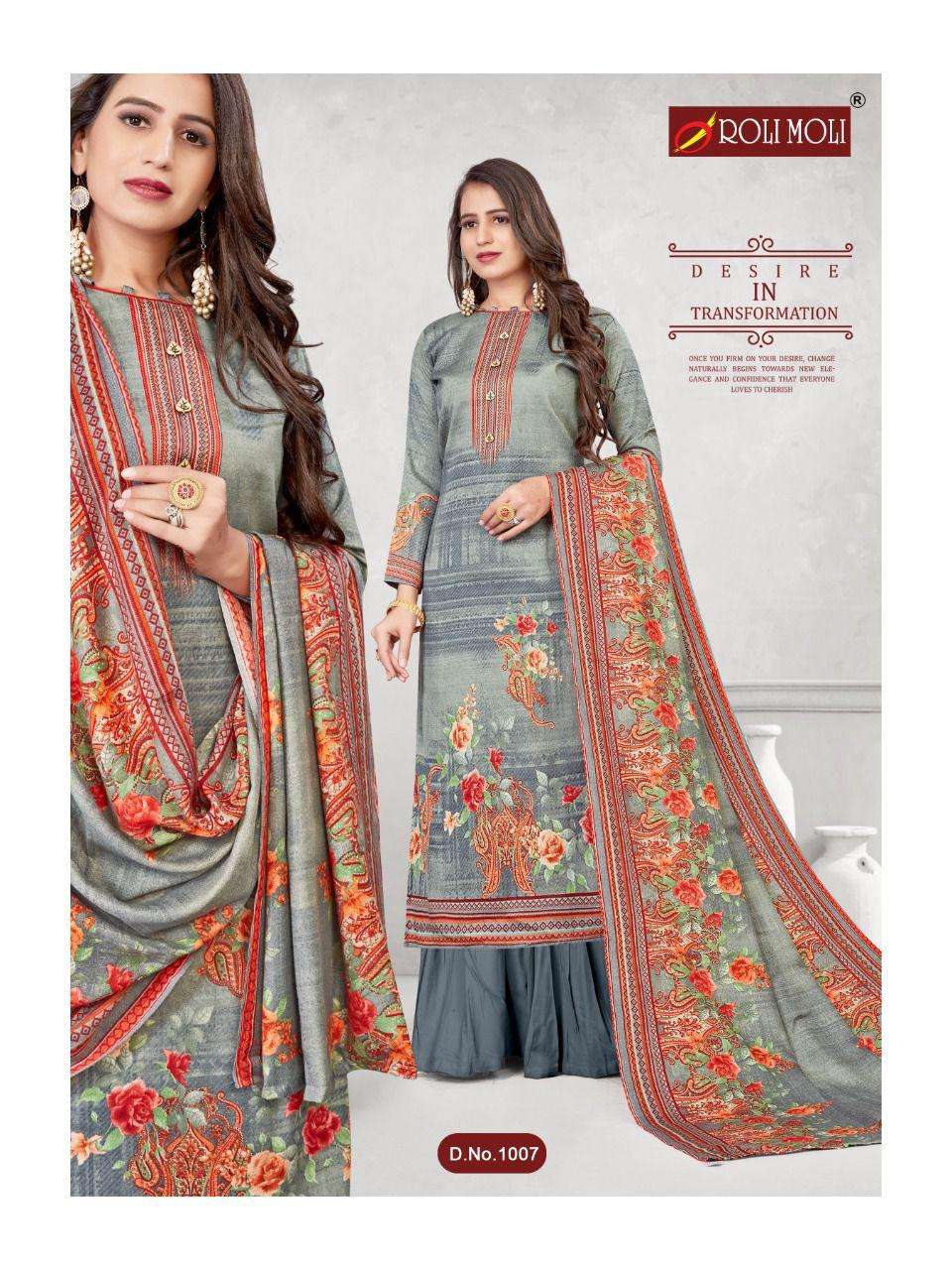 Kalki Fashion Roli Moli Pashmina Printed With Wodden Button On Wholesale