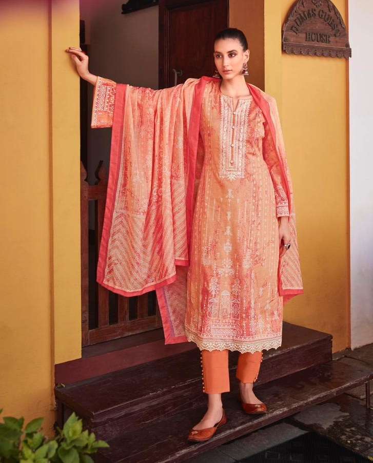 Mumtaz Arts Sooti Dhaag Pure Lawn Camric Digital Print With Embroidery Work On Wholesale