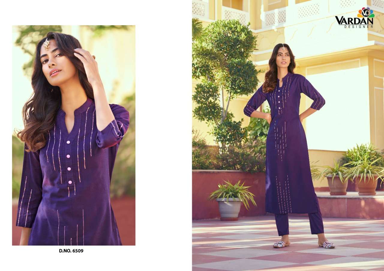 RAAHAT- Vol-3 Vardan Designer Kurtis catalog at wholesale price