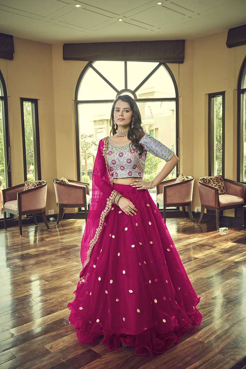 Buy Designer Lehenga Choli For Sangeet Online