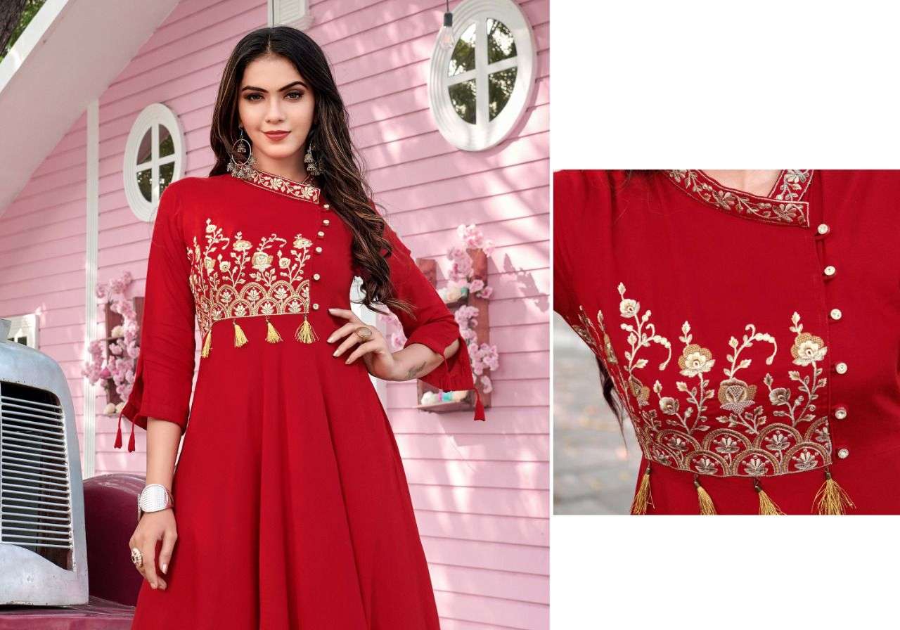 Ravia Vol-2  Long Kurtis wholesale price 