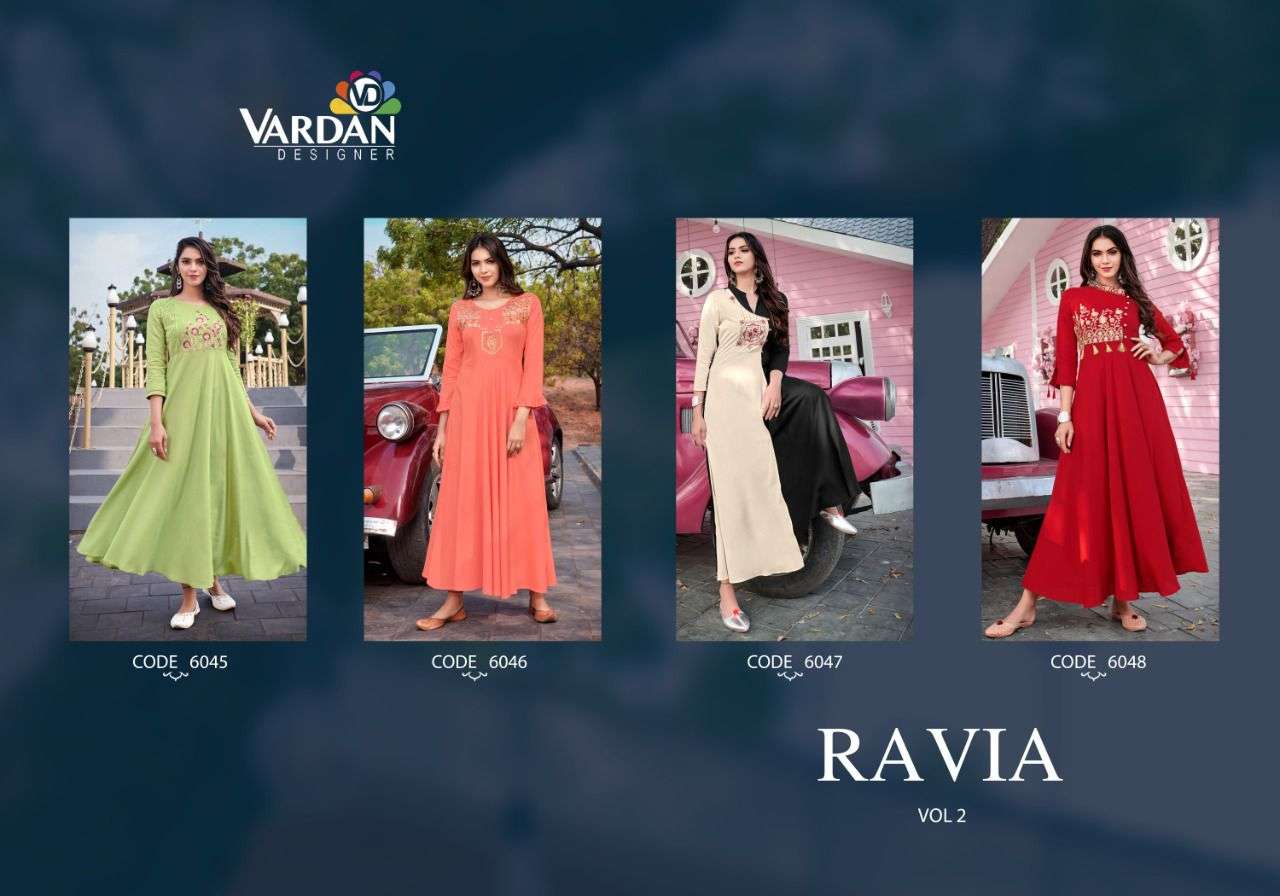 Ravia Vol-2  Long Kurtis wholesale price 