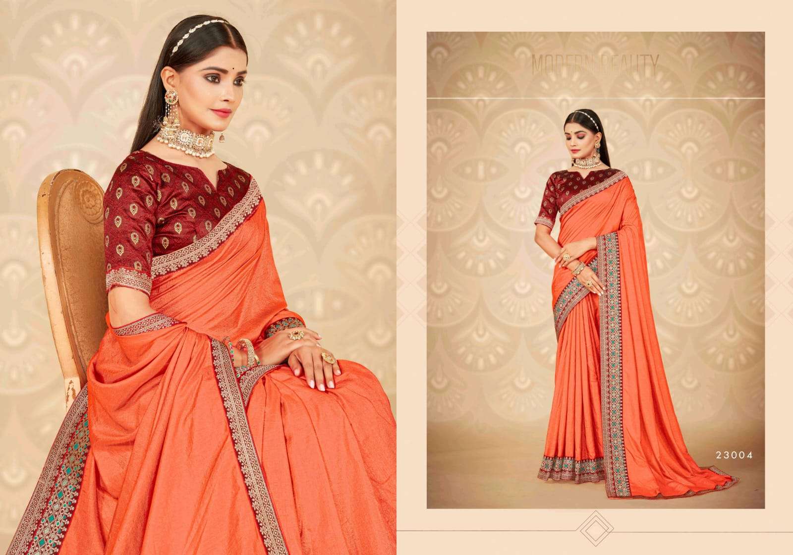 Ronisha Present Nakshatra Art Silk Fancy Border Blouse Beautiful Saree On Wholesale