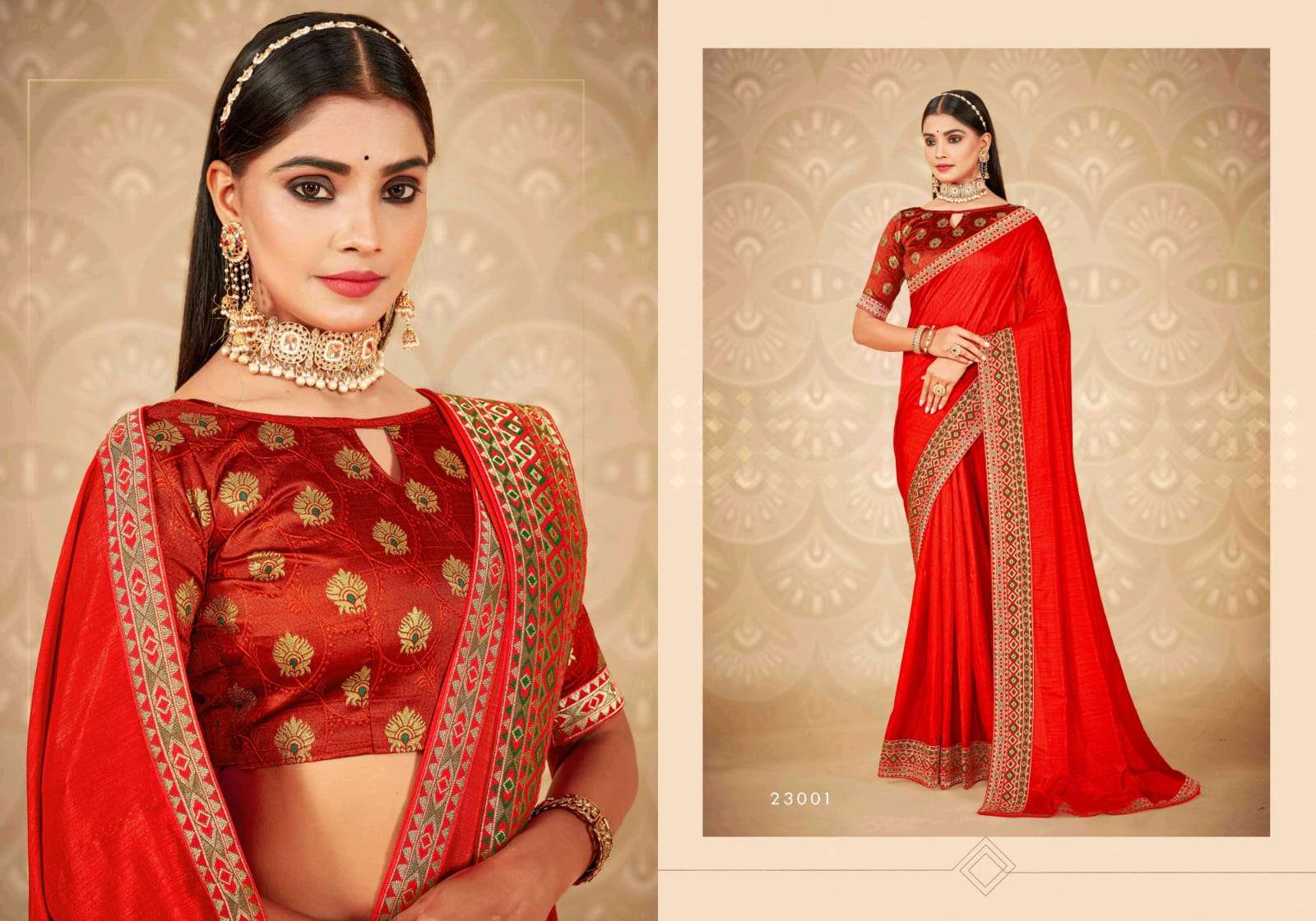Ronisha Present Nakshatra Art Silk Fancy Border Blouse Beautiful Saree On Wholesale