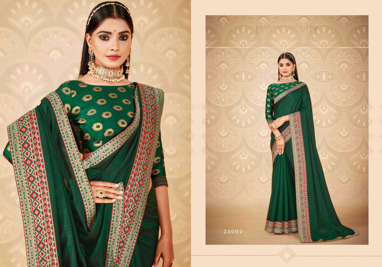 Ronisha Present Nakshatra Art Silk Fancy Border Blouse Beautiful Saree On Wholesale
