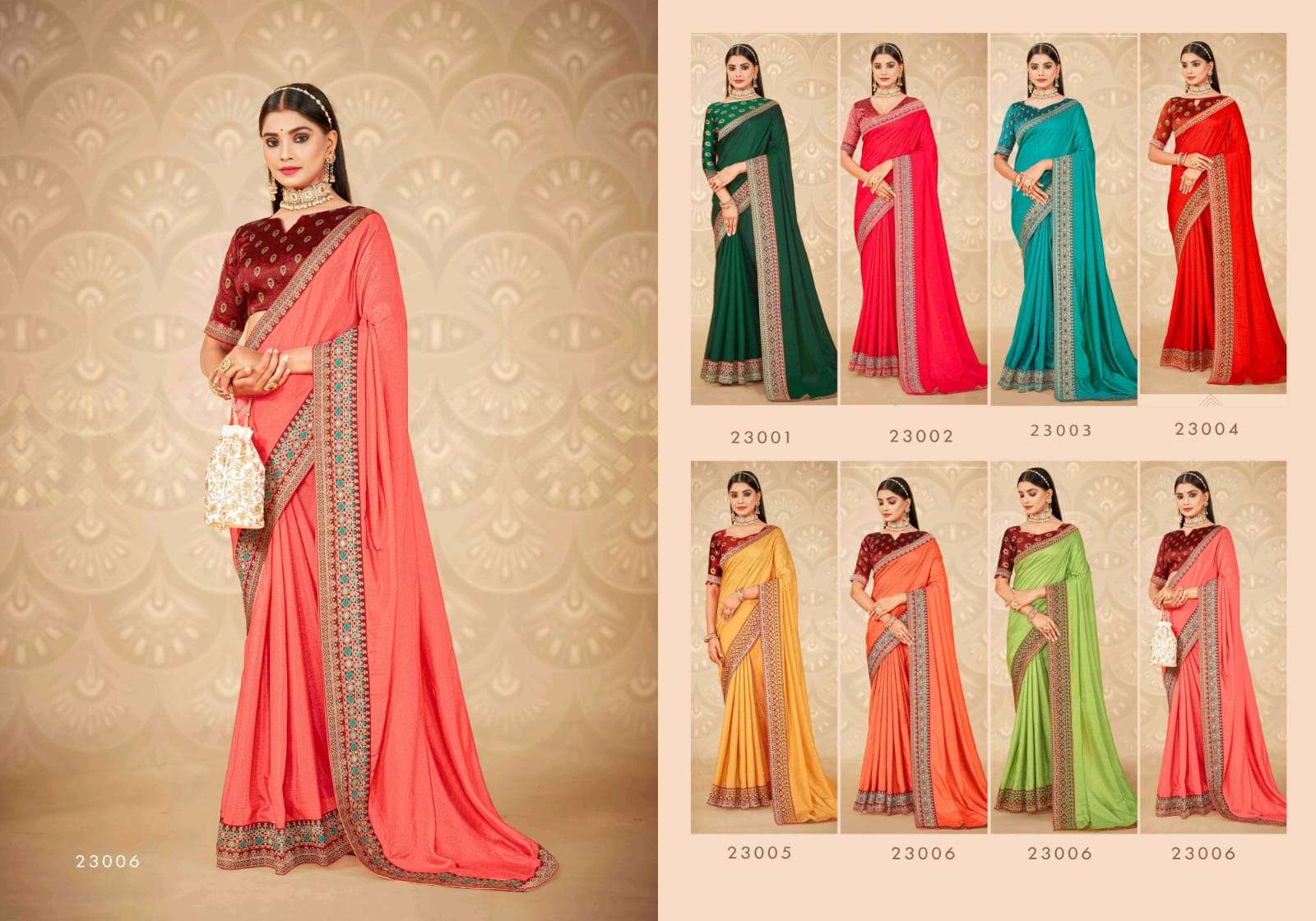 Ronisha Present Nakshatra Art Silk Fancy Border Blouse Beautiful Saree On Wholesale