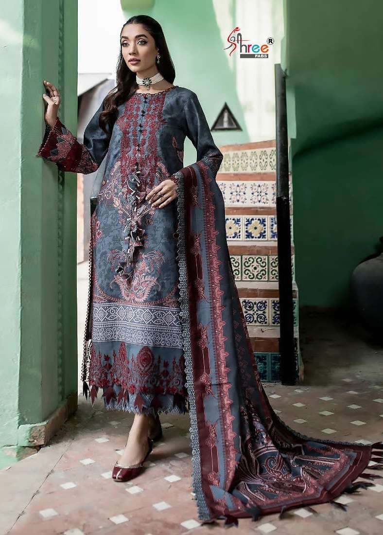 Shree Fabs Firdous Vol 26 Pure Cotton Print With Exclusive Patches Work On Wholesale