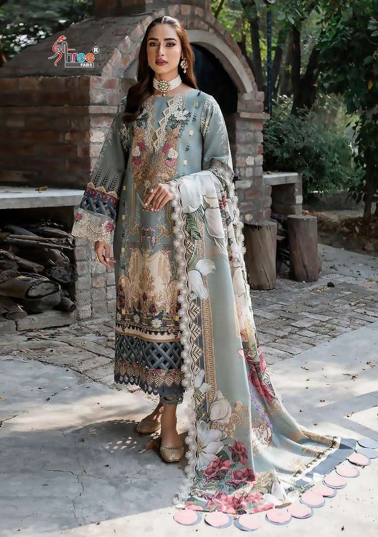 Shree Fabs Firdous Vol 26 Pure Cotton Print With Exclusive Patches Work On Wholesale