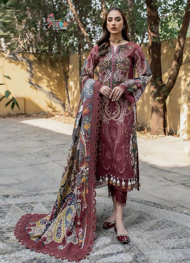 Shree Fabs Firdous Vol 26 Pure Cotton Print With Exclusive Patches Work On Wholesale
