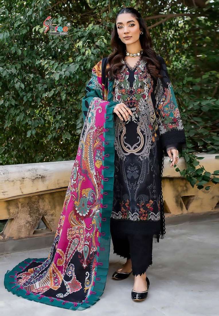Shree Fabs Firdous Vol 26 Pure Cotton Print With Exclusive Patches Work On Wholesale