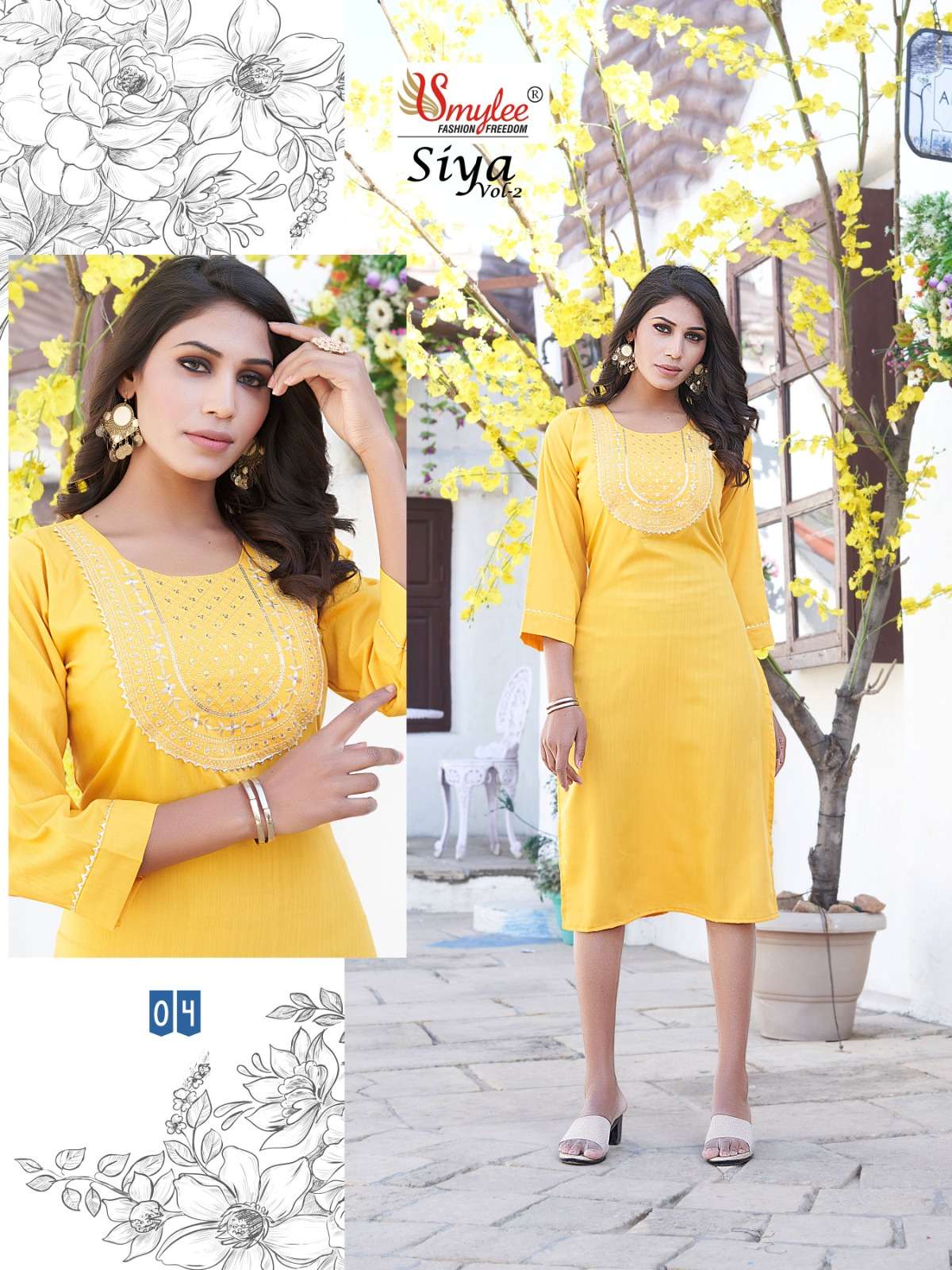 Smylee Siya  Vol 2 Kurti On Wholesale