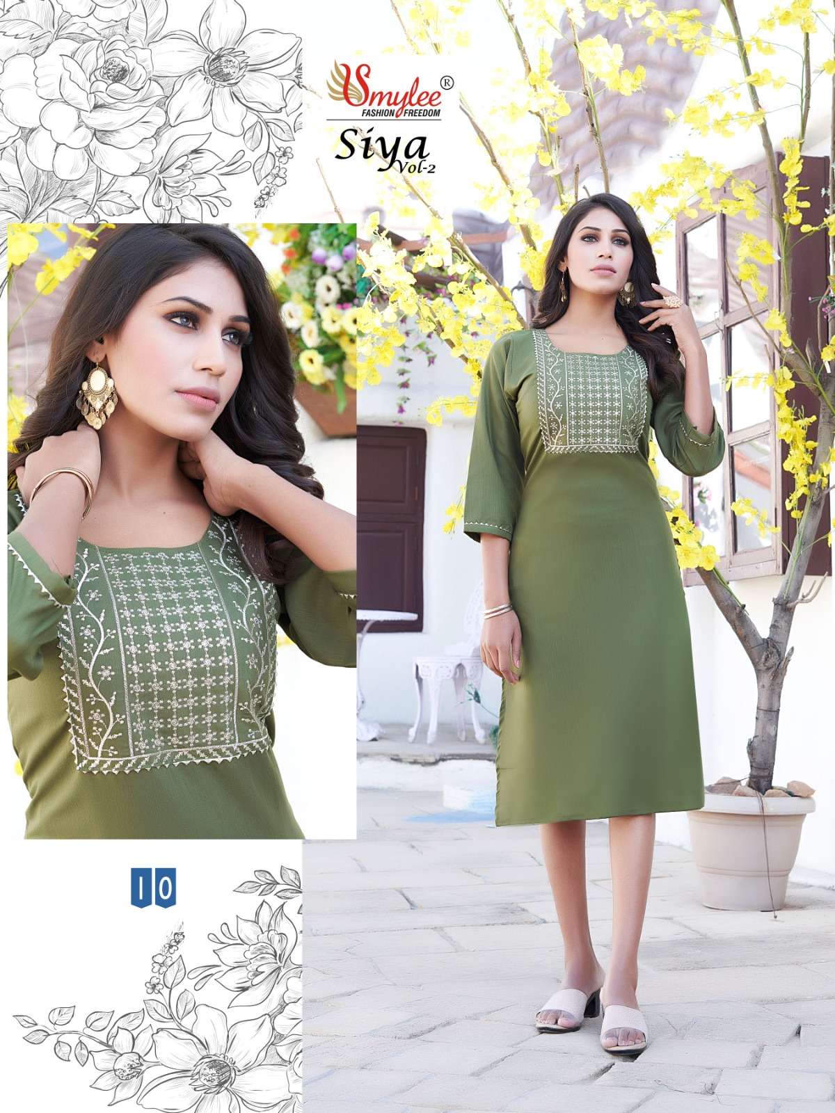 Smylee Siya  Vol 2 Kurti On Wholesale