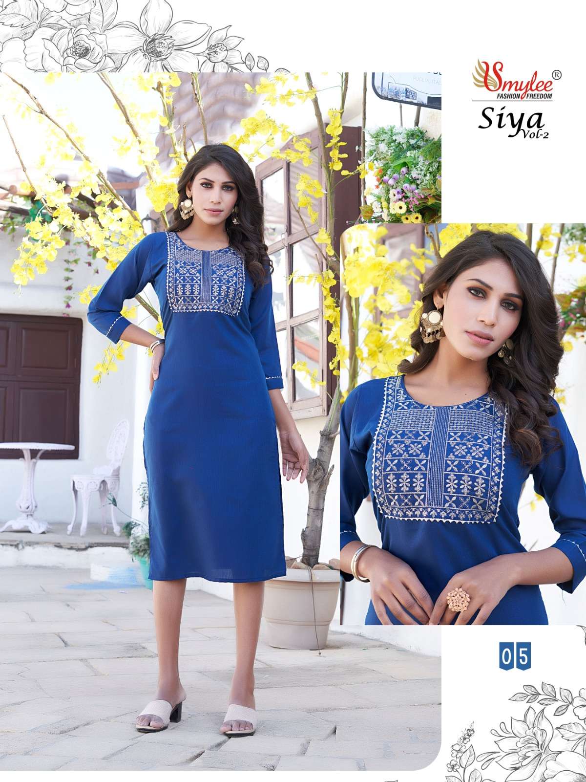 Smylee Siya  Vol 2 Kurti On Wholesale
